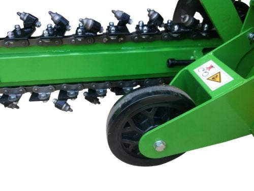 Grabenfräse Kabelfräse 14PS Benzinmotor Fräse Hacke 420ccm