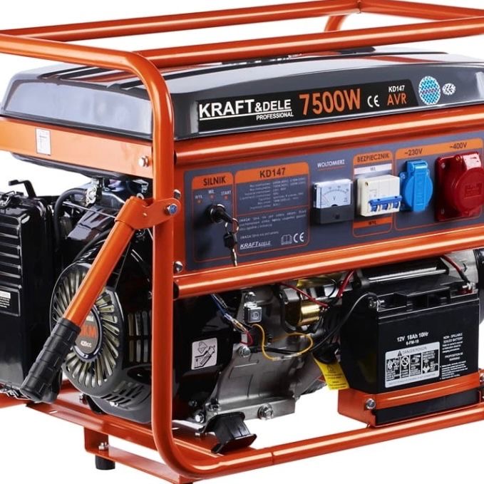 Stromgenerator Aggregat Generator 7500W 230V 400V Benzin Notstrom