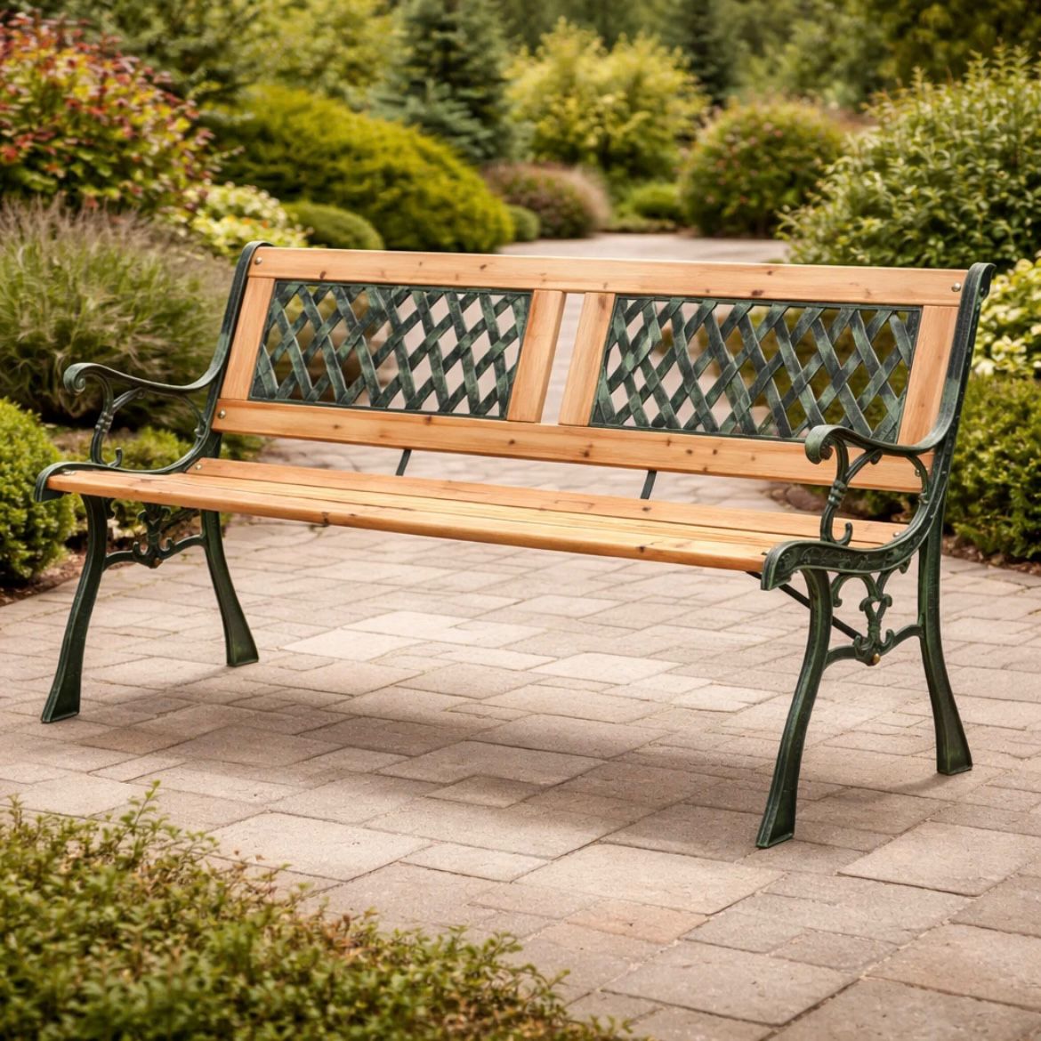 Antik Gartenbank Bank Sitzbank Balkon Terrasse Outdoor