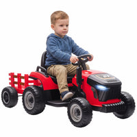 Elektrischer Kinder Traktor Anhänger 
Kinderfahrzeug Elektrotraktor