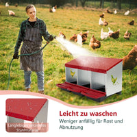 3er Legenest Hühnernest Brutnest Legebox für Hühner
