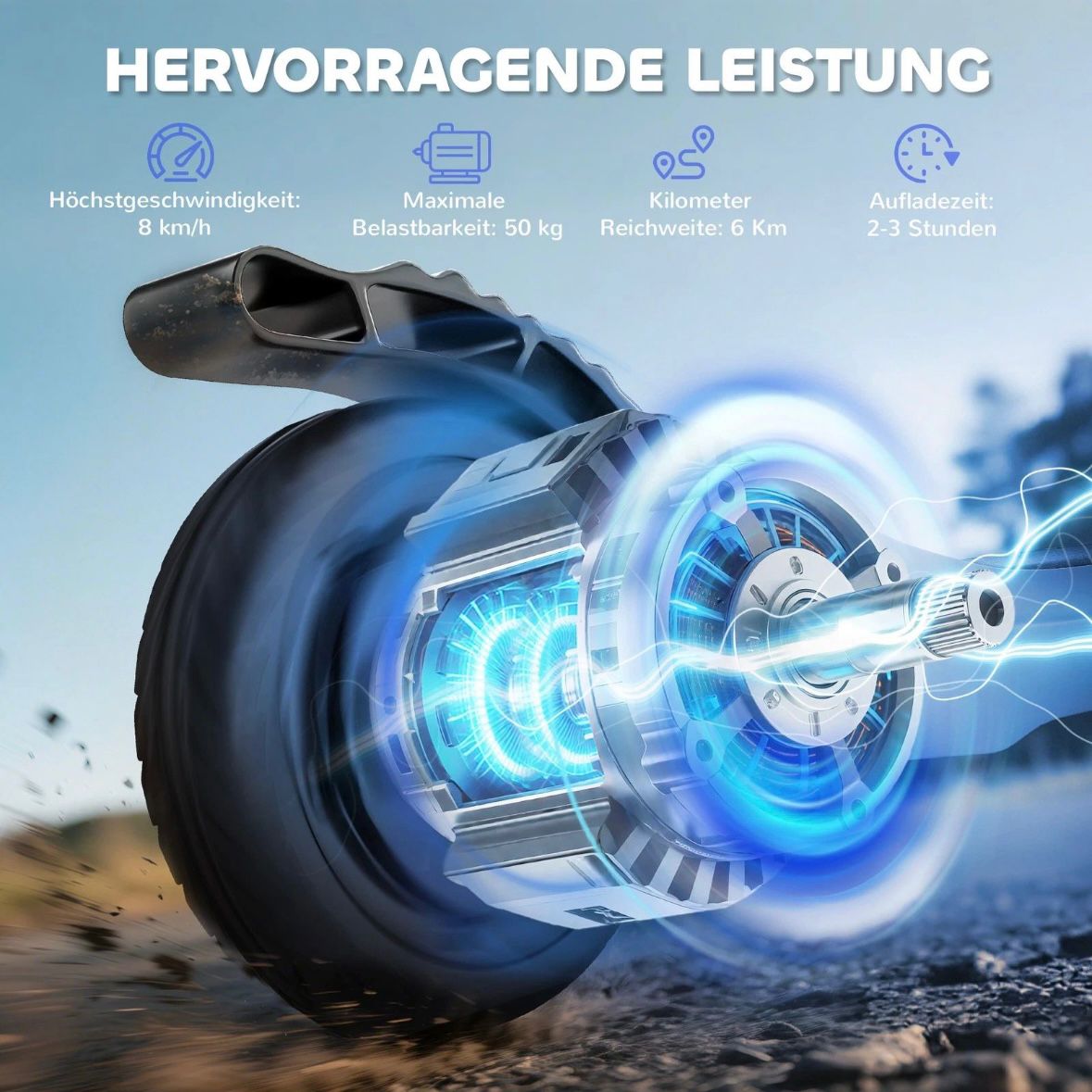 E-Scooter höhenverstellbarer Elektroroller bis 50kg