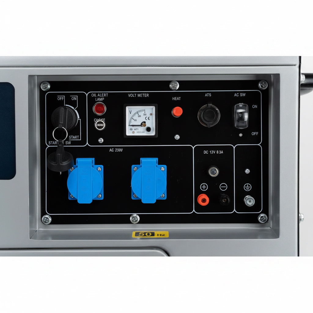Diesel Stromerzeuger 7350W 230V Notstromaggregat Generator Startanlage