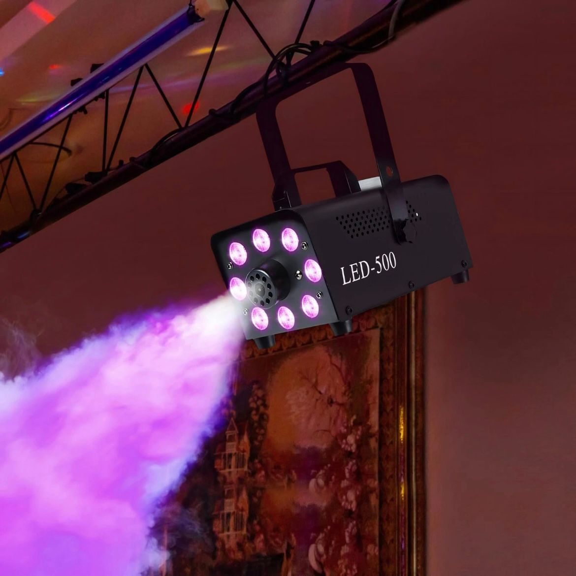 Nebelmaschine 450W Rauchmaschine LED Lichtern RGB Effekt
