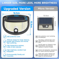 2x LED Solarlampen Bewegungsmelder Solarleuchten Garten Solar