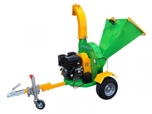 Holzschredder E-Start Schredder Holzhäcksler Häcksler 420ccm