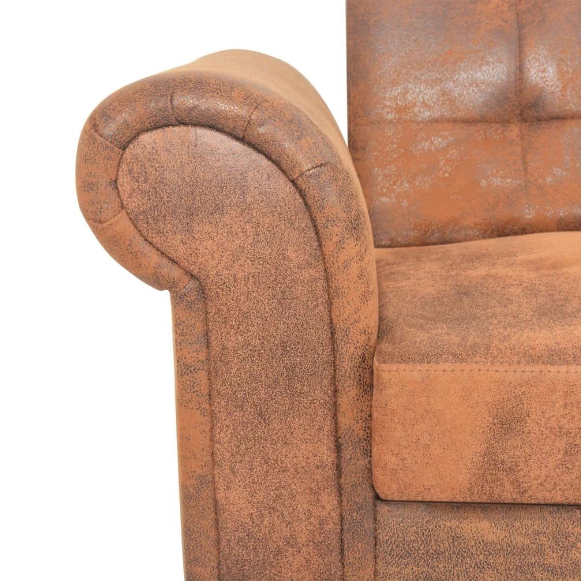 Antikes Schlafsofa Kunstleder Sofa Bettsofa Schlafcouch Vintage