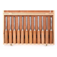 12tlg Schnitzbeitel Set Schnitzen Werksttt Holzarbeiten Holz