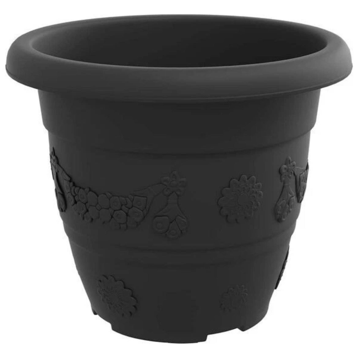 6x Pflanztopf Set Kunststoff Blumentopf Balkon Gartentopf Garten Topf