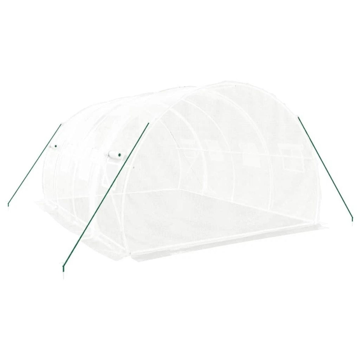 Gewächshaus 12m² Foliengewächshaus Treibhaus Garten 4x3x2m