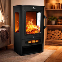 Elektrokamin Kaminofen Heizgerät Modern 2kW