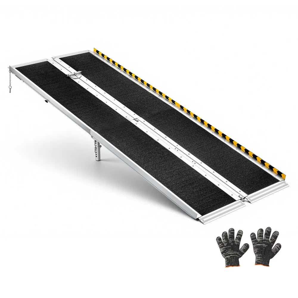 Rollstuhlrampe Rampe Laderampe Auffahrrampe 2440x745mm Rutschfest