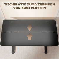 Stehpult Höhenverstellbar Computertisch Schreibtisch 140x70x116cm Tisch