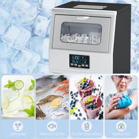 Eiswürfelmaschine LED Beleuchtung Eiswürfelbereiter Eismaschine