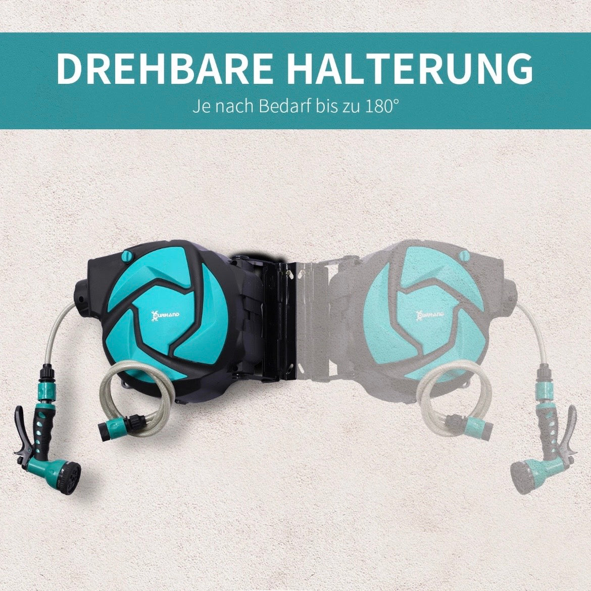 Wandschlauchbox Schlauchtrommel Gartenschlauchbox Gartenschlauch