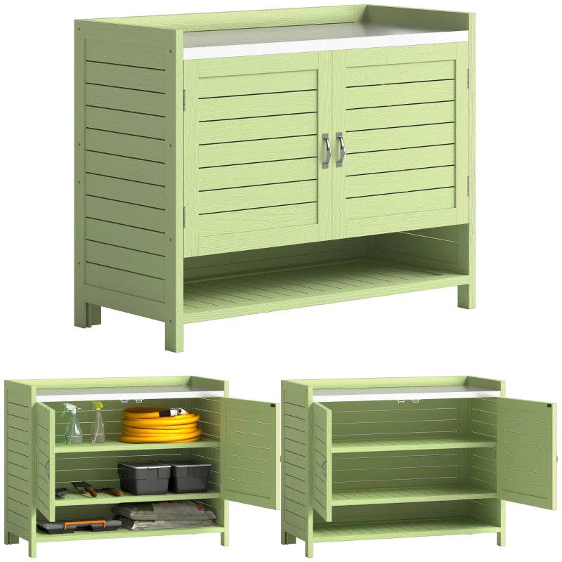 Pflanzentisch Gartentisch Gartenschrank Terrassenschrank