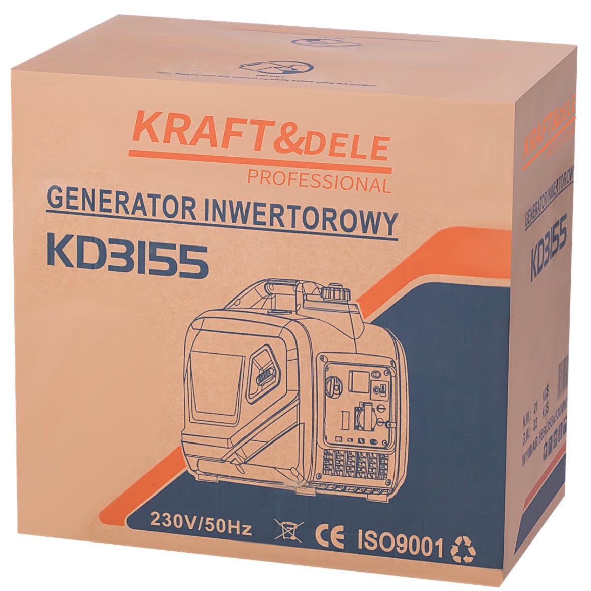 Mobiler Stromgenerator 2,6kW 230V  Inverter Generator