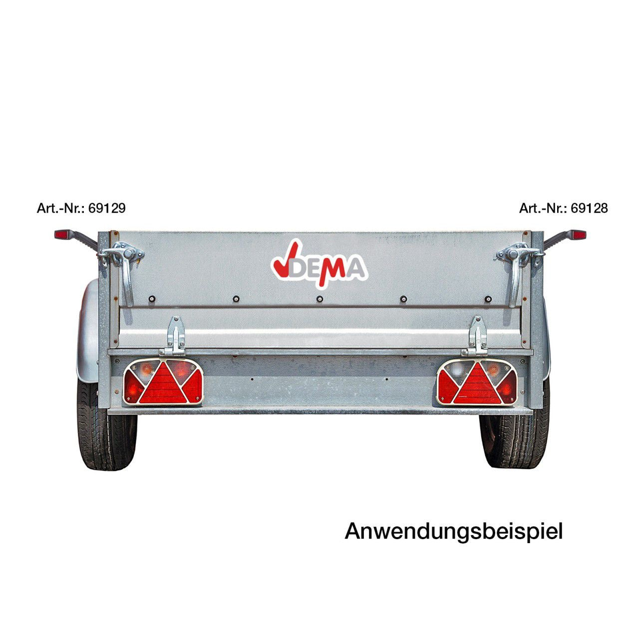 2x LED Begrenzungsleuchte Anhängerleuchte Leuchte KFZ