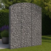 Gabionenkorb Hochbogen Steinkorb Gabione Gartenzaun Draht 150x30x180cm