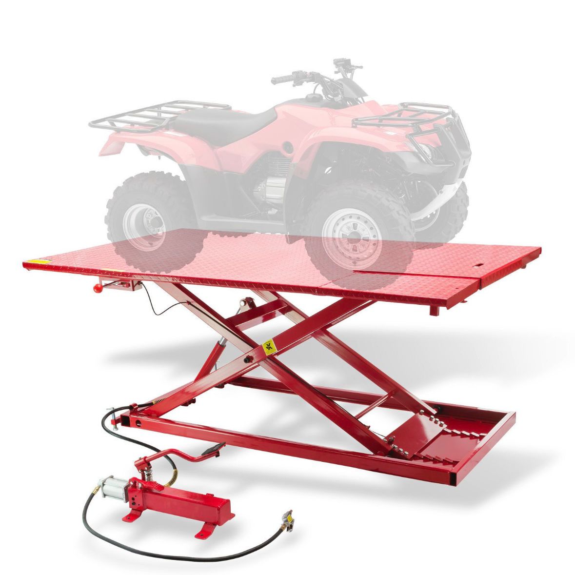 Pneumatische Quad ATV Hebebühne Werstatt Bühne Heber Ständer