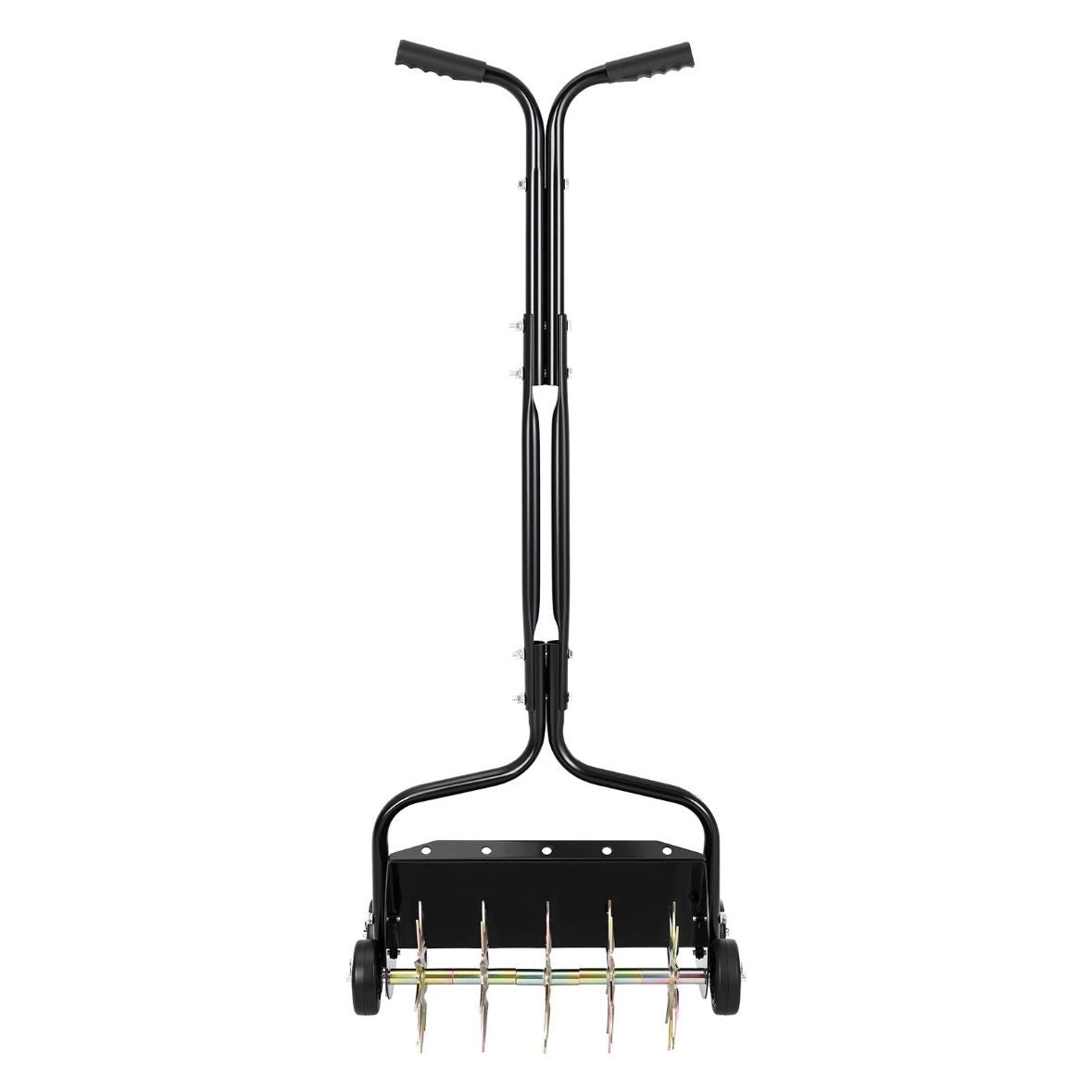 Rasenlüfter Walze Manuell 45cm Aerifizierer für Rasen 5cm Spikes