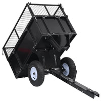 Kippanhänger Gartenwagen Rasenmäher Anhänger 150kg
