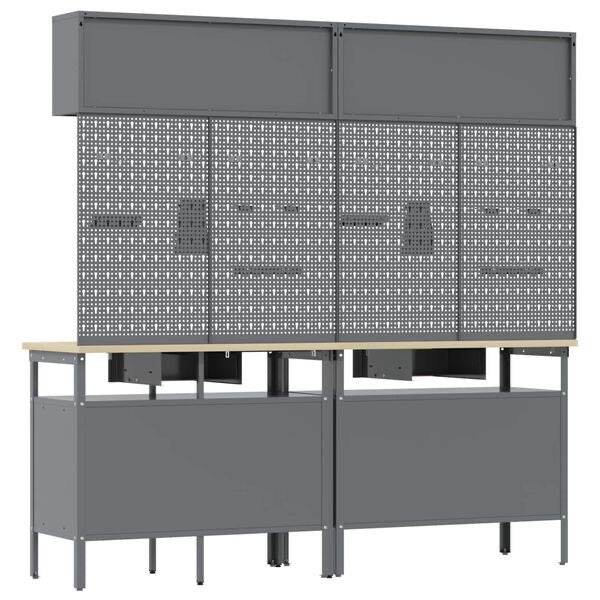 8tlg Werkbank Werkzeugschrank Werktisch Werkschrank