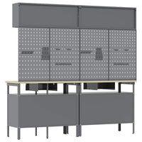 8tlg Werkbank Werkzeugschrank Werktisch Werkschrank