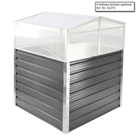 Metall Hochbeet Gartenbeet 99x99x80cm Frühbeet Gartenbeet Pflanzen