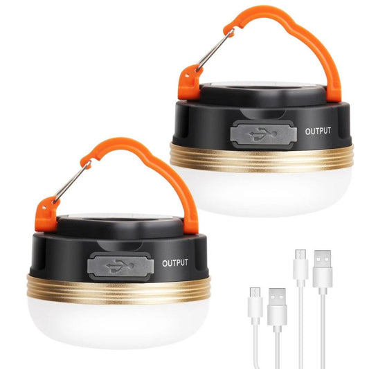 2x LED Campingleuchte Outdoor Camping Lampe USB