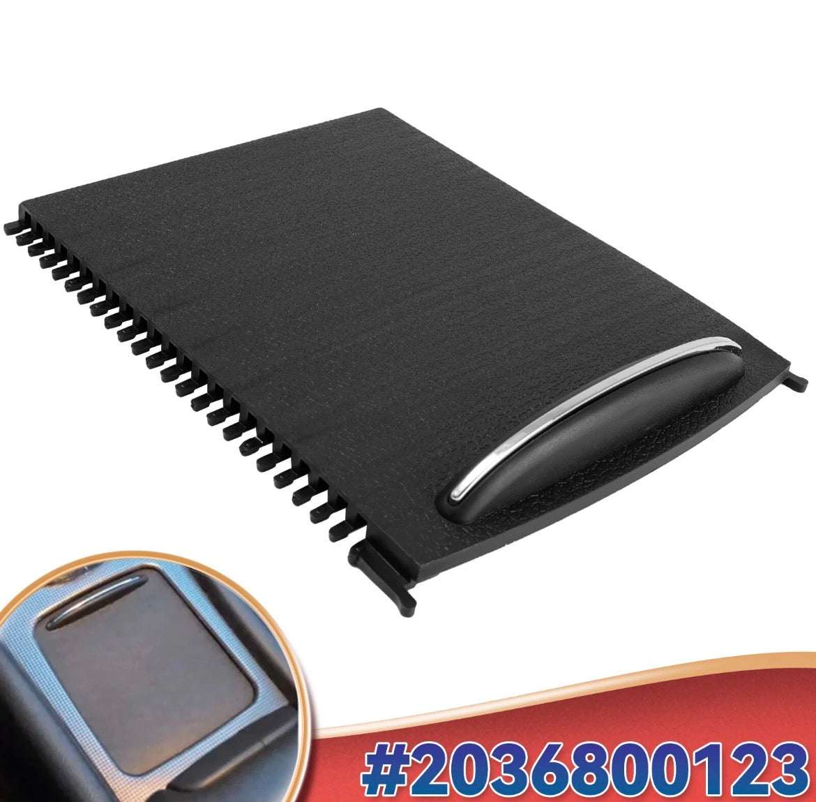 Rollo Mittelkonsolen Abdeckung Blende  Für Mercedes C-Classe W203 S203 2000-2007