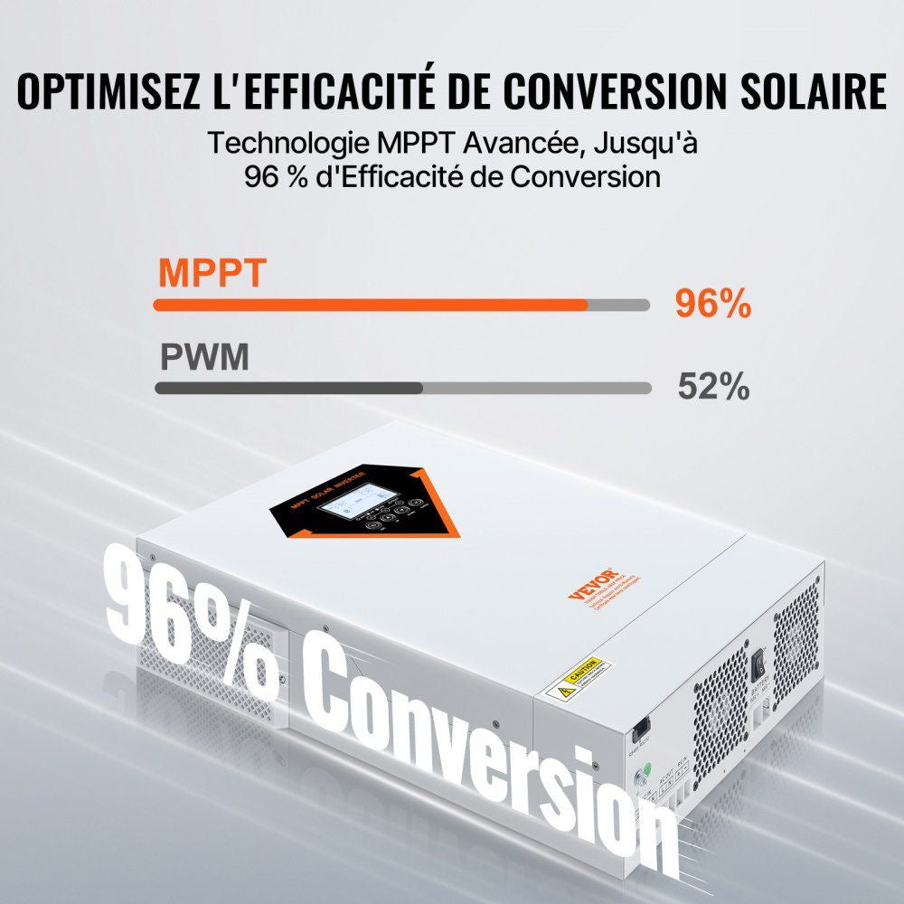 Hybrid Solar Wechselrichter 5500W 48V MPPT Inverter 
 Sinuswelle