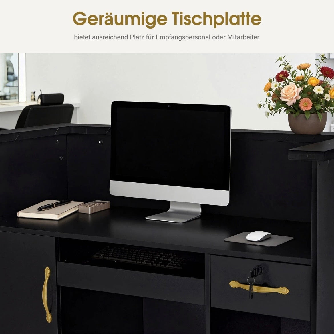Empfangstheke Rezeptionstisch Theke Barbershop Friseur