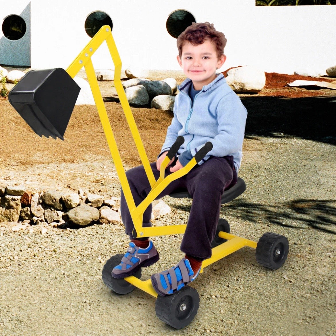 Sandkastenbagger Sitzbagger Sandspielzeug Sandkasten Grabspielzeug
