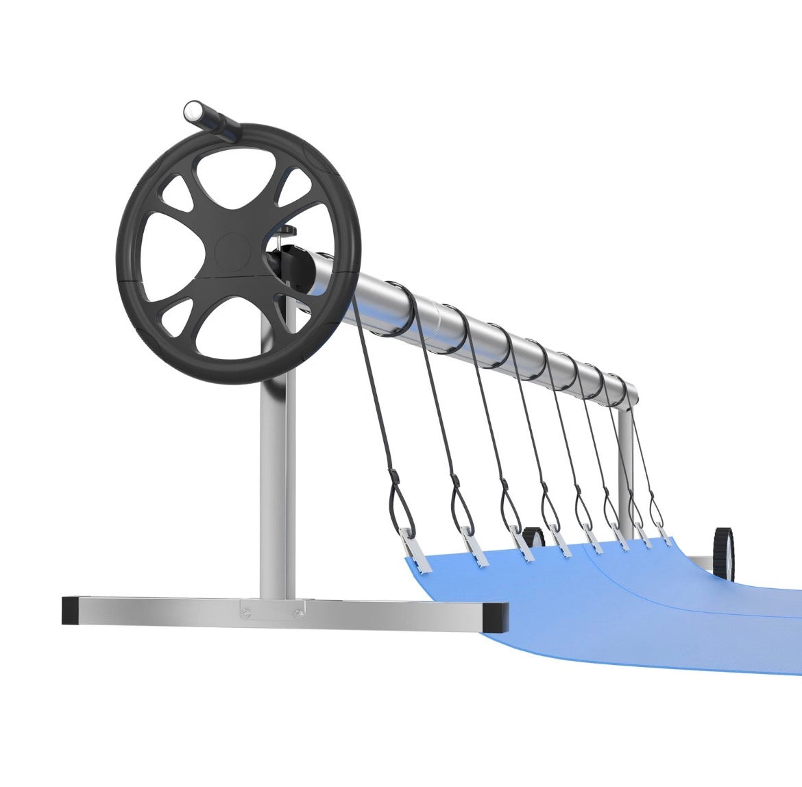 Mobile Pool Aufroller Aufrollsystem Aufrollvorrichtung Solarfolie