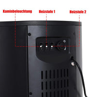 LED Elektrokamin Wandkamin Standkamin Kaminofen mit Flammeneffekt