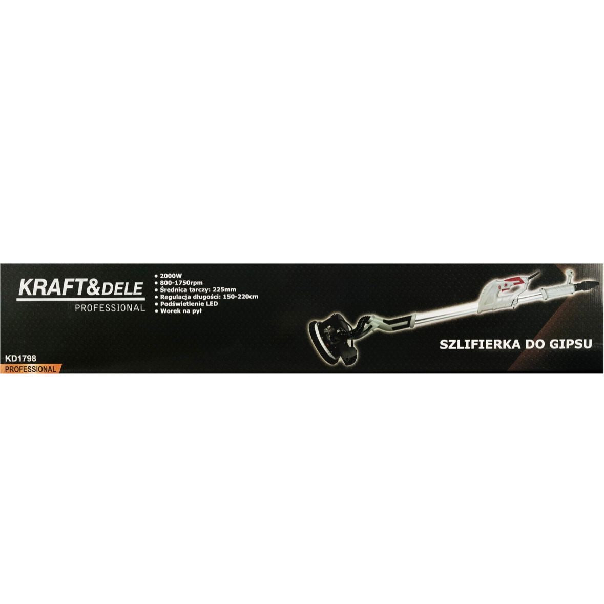 Langhalsschleifer 2000W mit LED Schleifer Trockenbauschleifer Giraffenschleifer