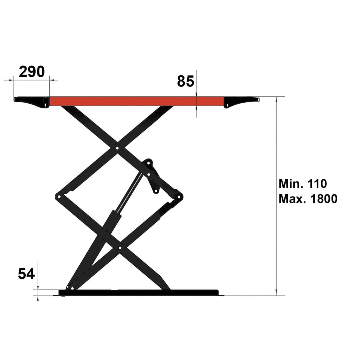 Scherenhebebühne Hebebühne KFZ Werkstatt Bühne