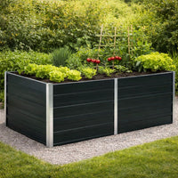 Hochbeet Anthrazit Verzinkter Gartenbeet Pflanzkübel Bett Garten