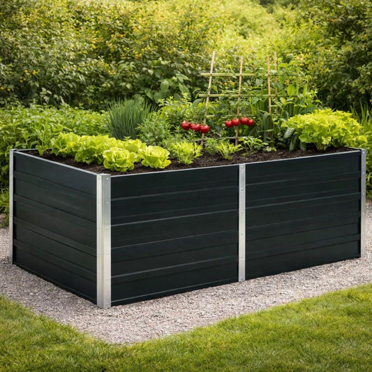 Hochbeet Anthrazit Verzinkter Gartenbeet Pflanzkübel Bett Garten