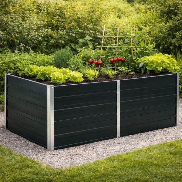 Hochbeet Anthrazit Verzinkter Gartenbeet Pflanzkübel Bett Garten