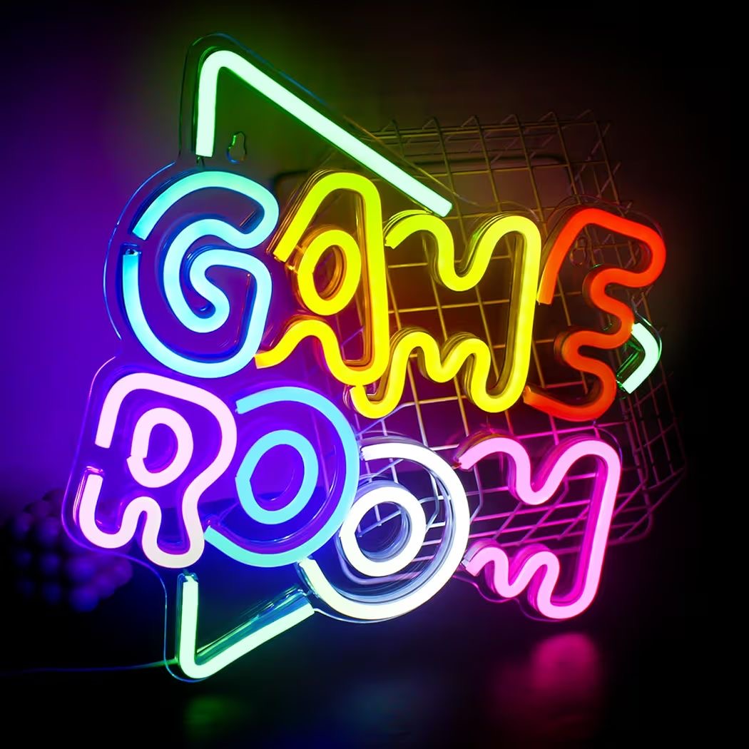 LED Neon Schild Game Room Neonlicht USB