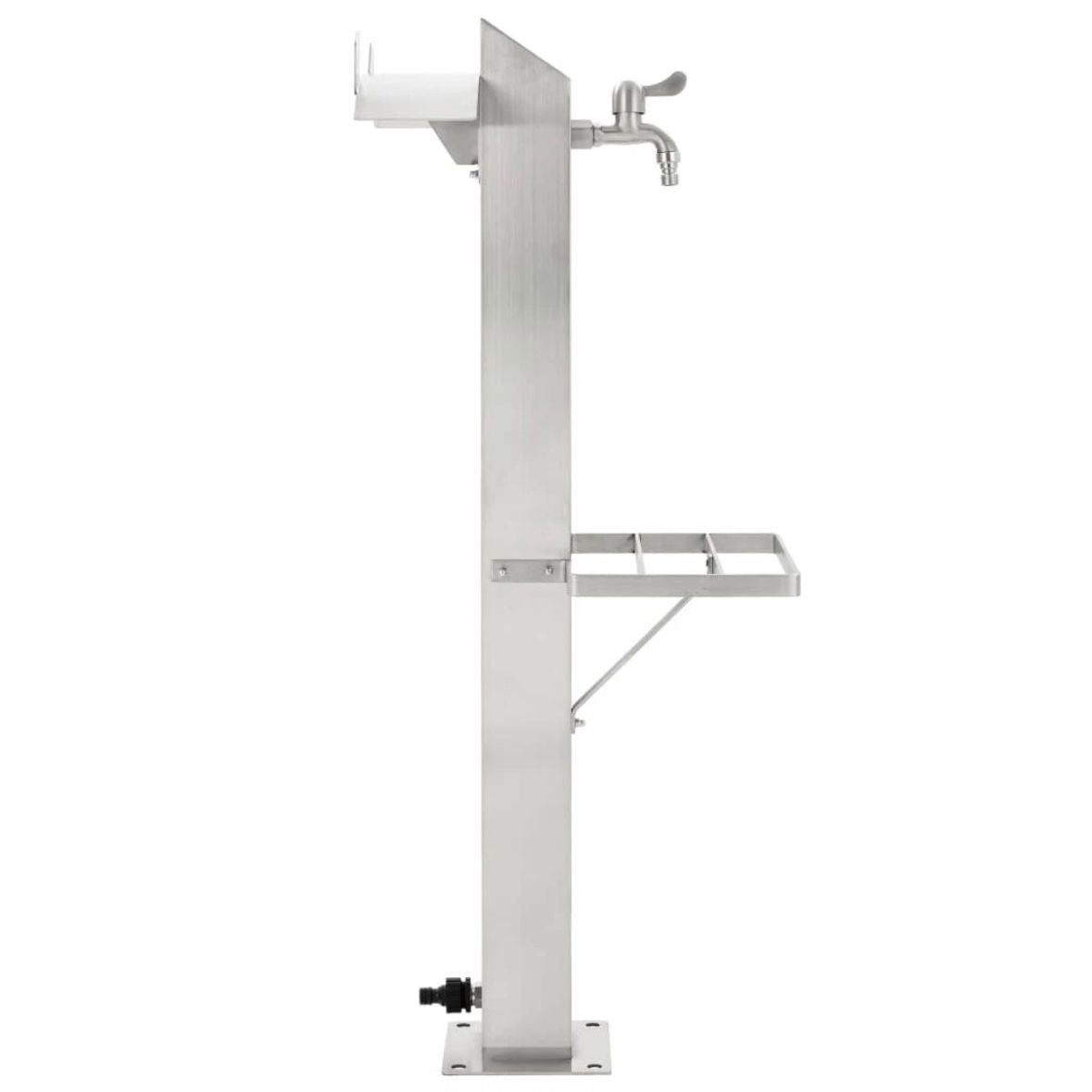 Wassersäule Edelstahl 95cm Brunnen