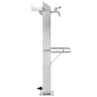 Wassersäule Edelstahl 95cm Brunnen