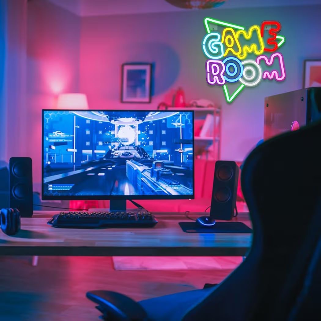 LED Neon Schild Game Room Neonlicht USB