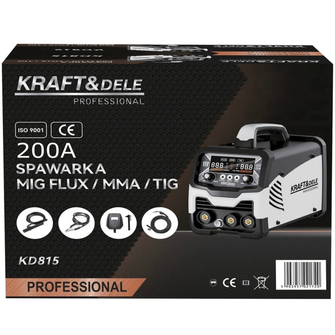 Schweißgerät MIG FLUX MMA TIG 200A Inverter Schweißen