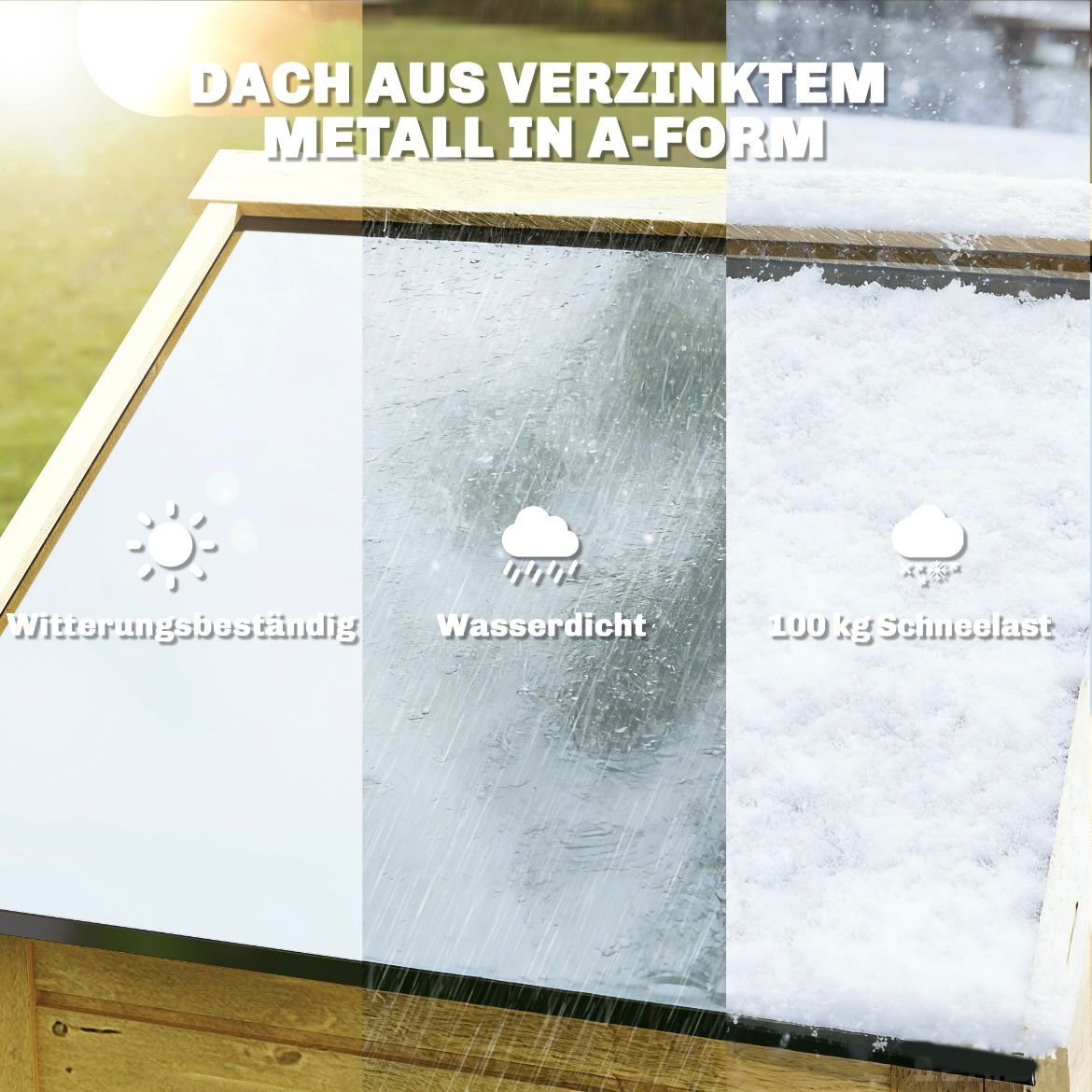 Gartenschrank Aufbewahrung Geräteschuppen Verstellbar Ablage
Garten