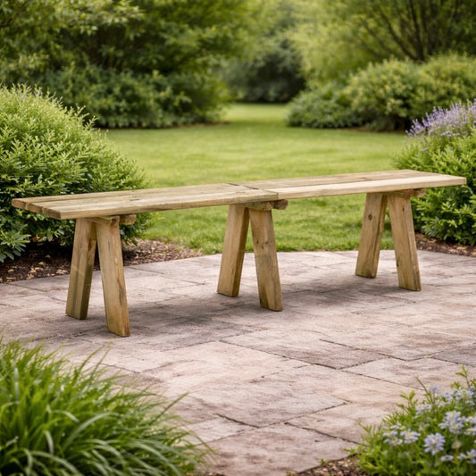 Holz Gartenbank 160cm Sitzbank Terrassenbank Bank Balkon