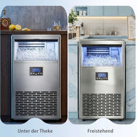 Kommerzielle Eiswürfelmaschine 45kg/24h Eismaschine 13kg Eis
