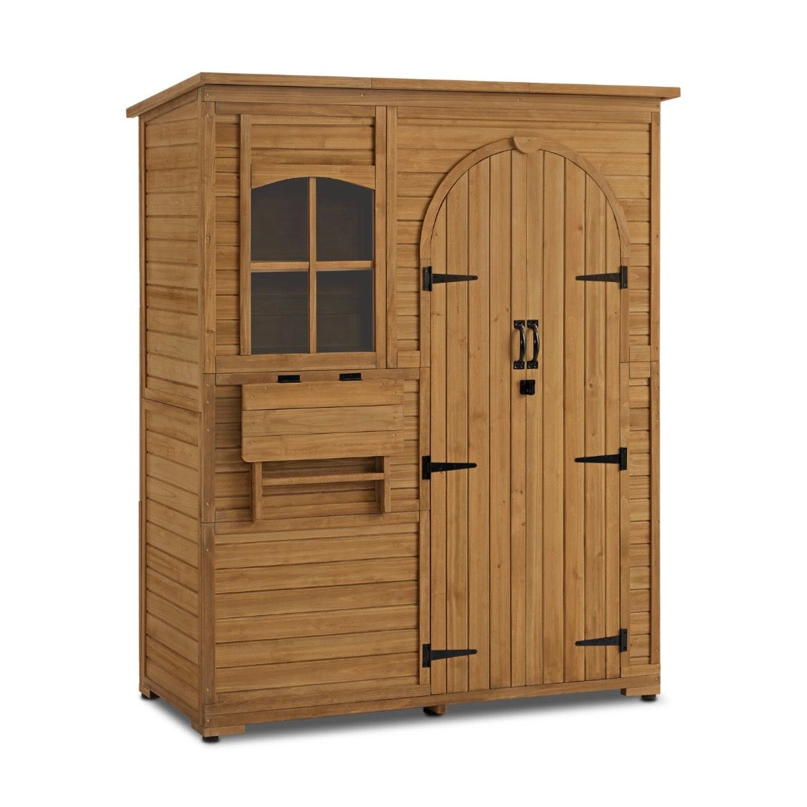 Gartenschrank Geräteschuppen 73×144×185cm Gartenschuppen Schuppen